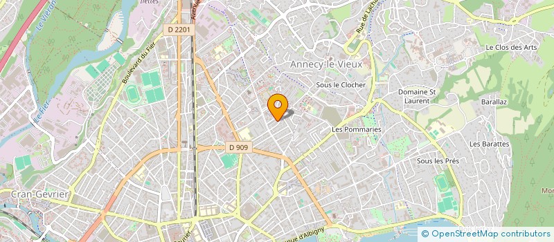 localisation de l'entreprise LEYNET PIERRE ET LAURA à ANNECY