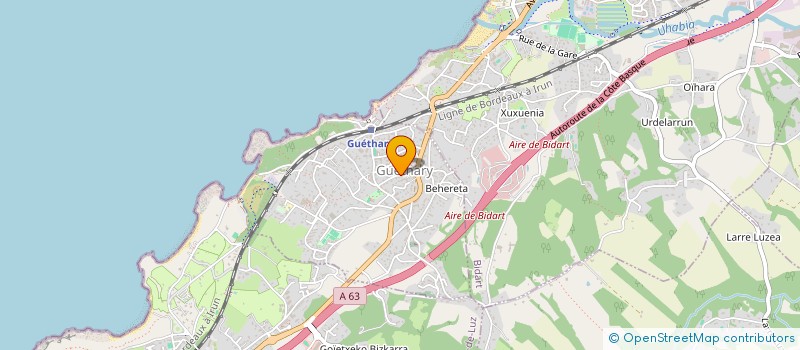 localisation de l'entreprise LEYORRA  BOUCAU