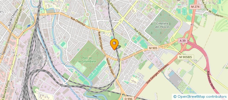 localisation de l'entreprise LEYRIS  LONGVIC