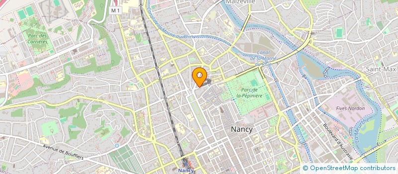 localisation de l'entreprise LEYS  NANCY