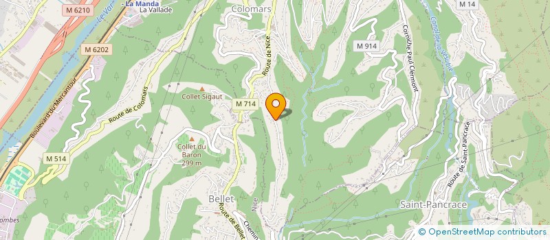 localisation de l'entreprise LEYS  COLOMARS