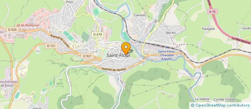 localisation de l'entreprise LEYSAF à SAINT-FLOUR