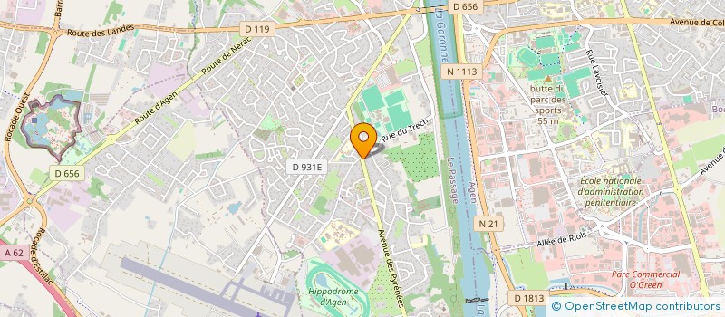 localisation de l'entreprise LEYSSALES  LE PASSAGE