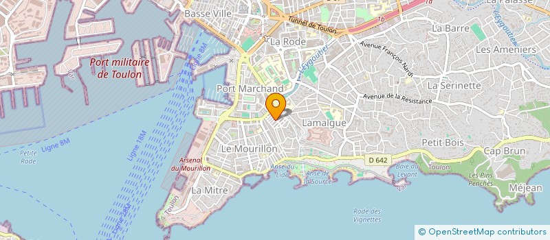 localisation de l'entreprise LEYTA  TOULON