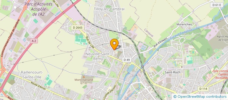 localisation de l'entreprise LEYZIAN  TILLOY-LEZ-CAMBRAI