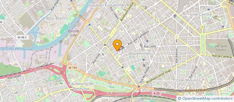 localisation de l'entreprise LEZ' A à LILLE