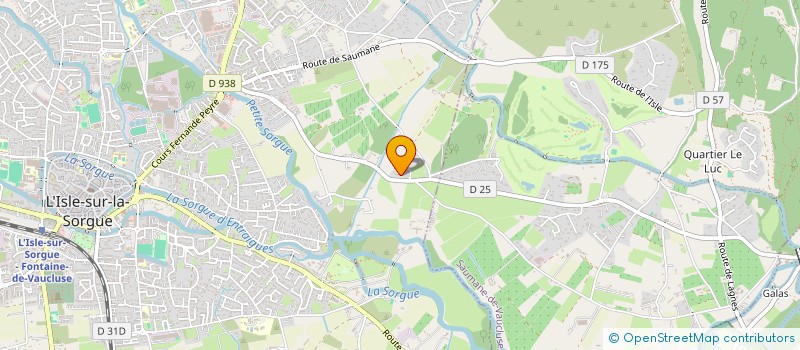 localisation de l'entreprise LEZ ARTS  L'ISLE-SUR-LA-SORGUE