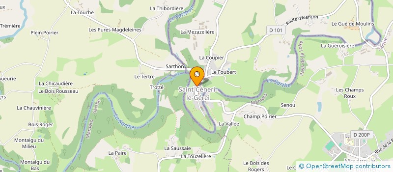 localisation de l'entreprise LEZ'ARTS A TABLE à SAINT-CENERI-LE-GEREI