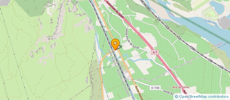 localisation de l'entreprise LEZ'ARTS DES FALAISES  ORGON