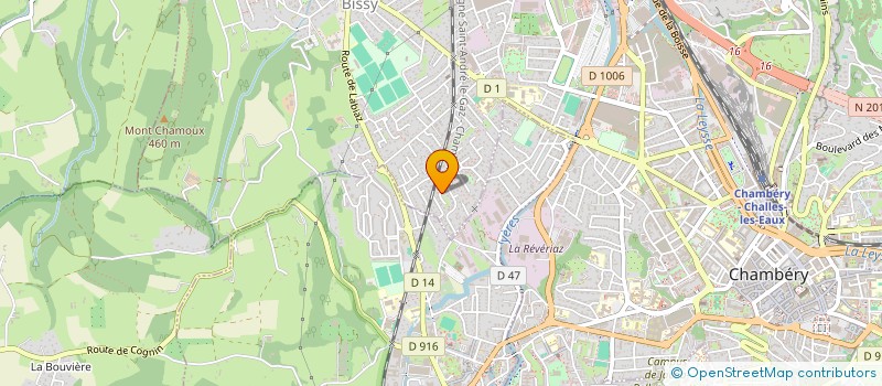 localisation de l'entreprise LEZ'ARTS EN POCHE  CHAMBERY