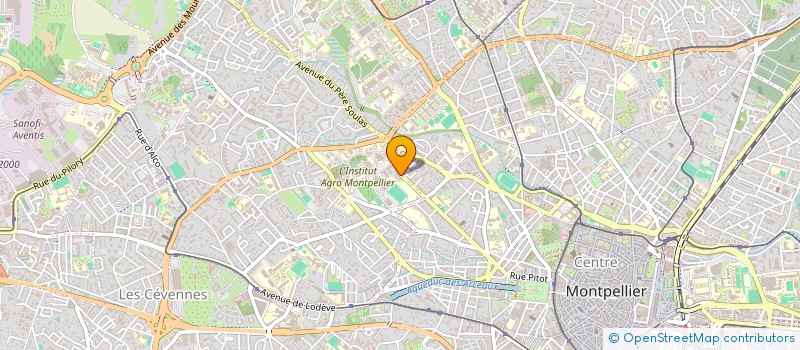 localisation de l'entreprise LEZ ARTS VERTS à MONTPELLIER