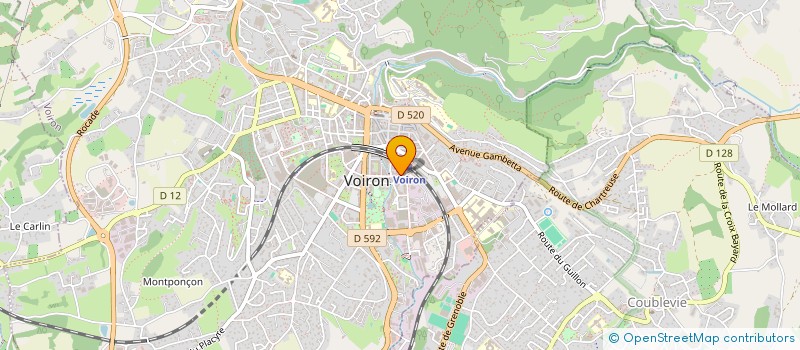 localisation de l'entreprise LEZ'ARTVERT à VOIRON