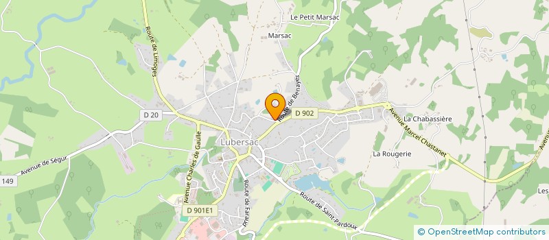 localisation de l'entreprise LEZ ENERGIES  BRIVE-LA-GAILLARDE