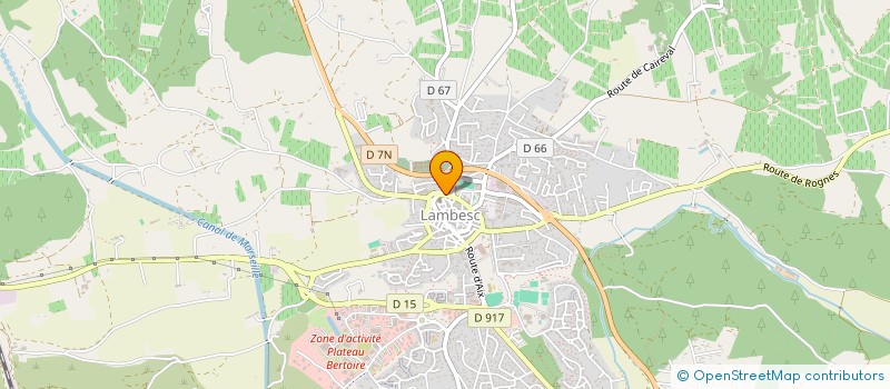 localisation de l'entreprise LEZ ENSOLEILLES  LAMBESC