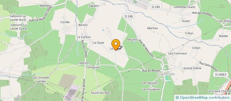 localisation de l'entreprise LEZ FEEL GOOD  CUBNEZAIS