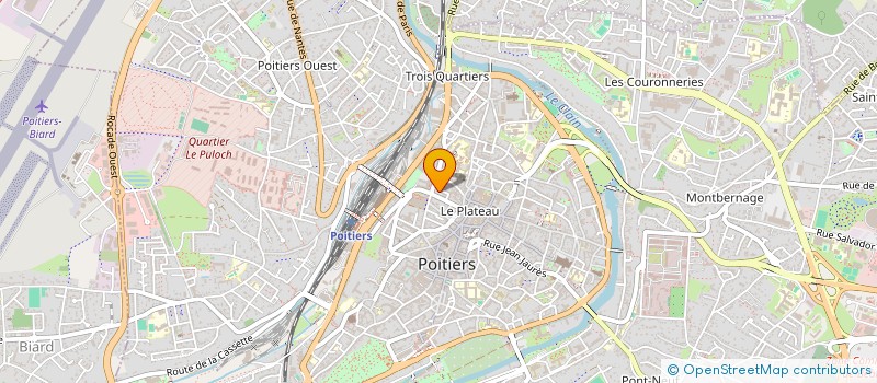 localisation de l'entreprise LEZ HOT CHOSES  POITIERS