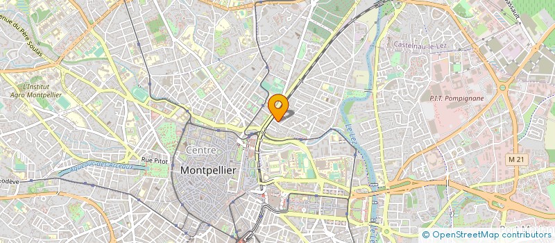 localisation de l'entreprise LEZ POUSSER LE JARDIN DES AUBES à MONTPELLIER
