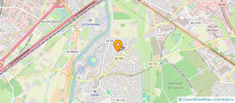 localisation de l'entreprise LEZA à LATTES