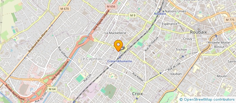 localisation de l'entreprise LEZARD  CROIX