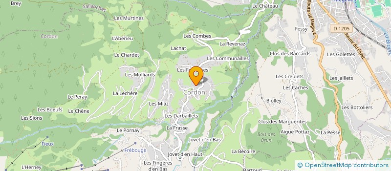 localisation de l'entreprise LEZARD A VIE  CORDON