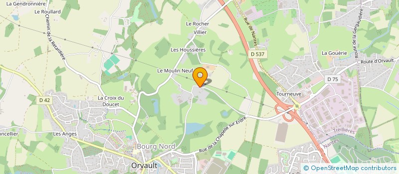 localisation de l'entreprise LEZARD CONSULT à ORVAULT