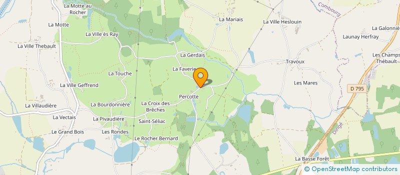 localisation de l'entreprise LEZARD CORDE  QUEBRIAC