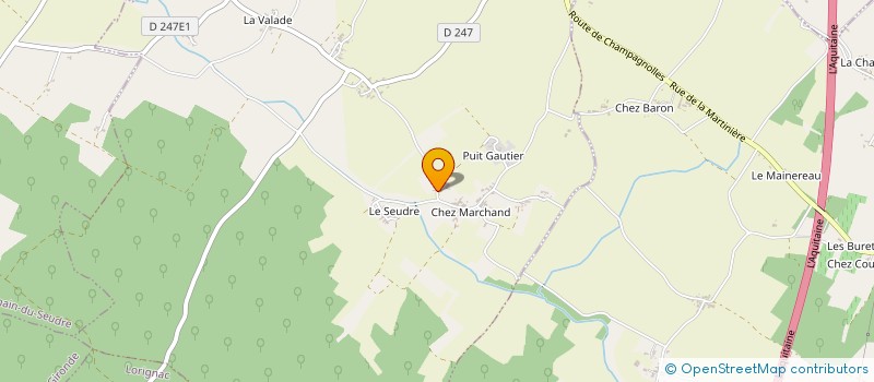 localisation de l'entreprise LEZARD DU JARDIN à CHAMPAGNOLLES