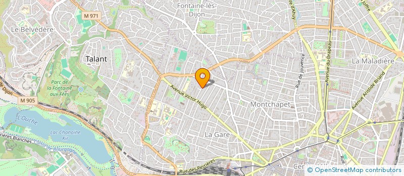 localisation de l'entreprise LEZARD ET COMPAGNIE  DIJON