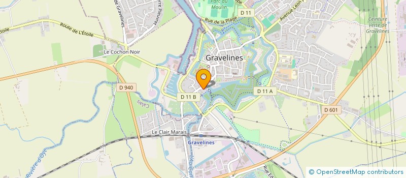 localisation de l'entreprise LEZARD LUDIQUE à GRAVELINES