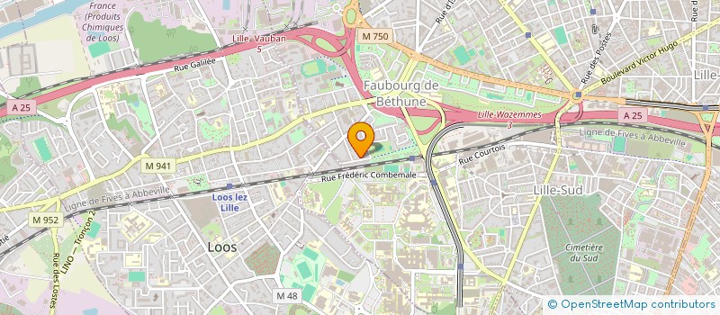 localisation de l'entreprise LEZARD MATURE à LILLE