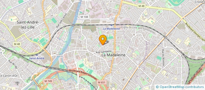 localisation de l'entreprise LEZARD TOASTER à LA MADELEINE