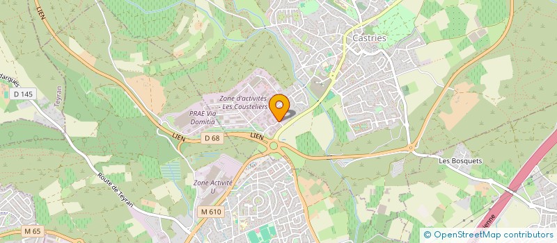 localisation de l'entreprise LEZARDECO  CASTRIES