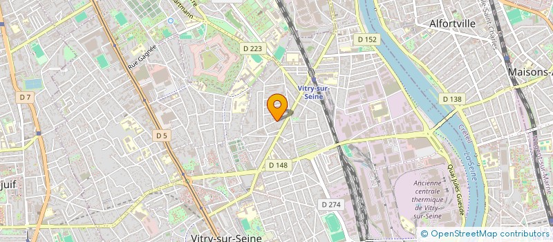 localisation de l'entreprise LEZARDS NOIRS à VITRY-SUR-SEINE