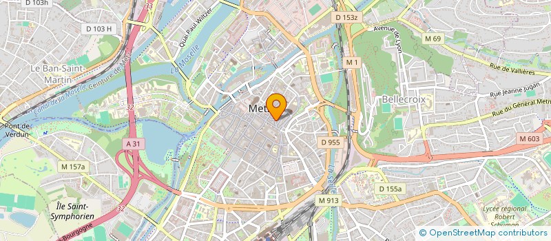 localisation de l'entreprise LEZARDS URBAINS  METZ