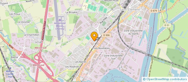 localisation de l'entreprise LEZARTISTES à MACON