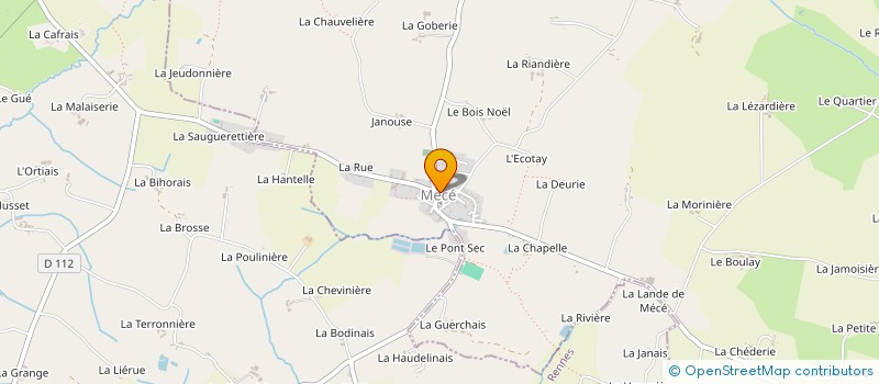 localisation de l'entreprise LEZARTS DU BOCAGE  MECE