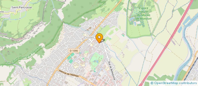 localisation de l'entreprise LEZARTS EN VIE  CROLLES