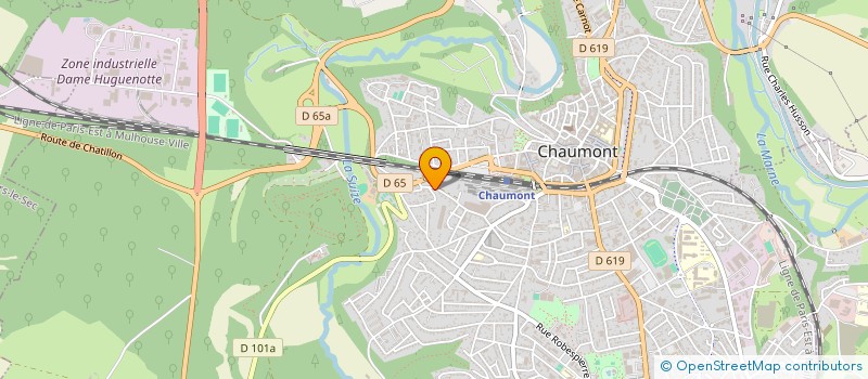 localisation de l'entreprise LEZARTS HUMANITAIRE à CHAUMONT