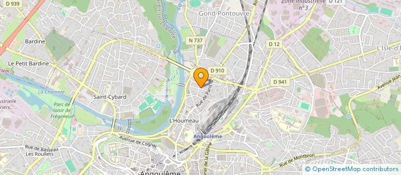 localisation de l'entreprise LEZARTS LIBRES à ANGOULEME