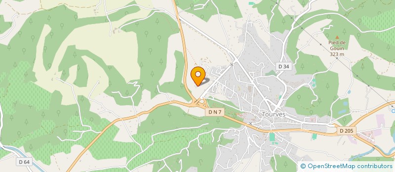 localisation de l'entreprise LEZARTS OKOR  TOURVES