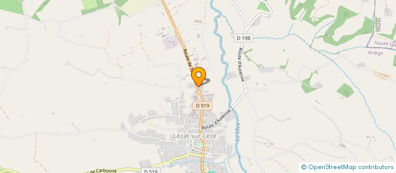 localisation de l'entreprise LEZAT VISION à LEZAT-SUR-LEZE