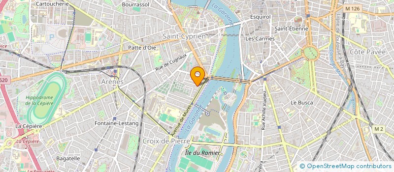 localisation de l'entreprise LEZEBRES à TOULOUSE