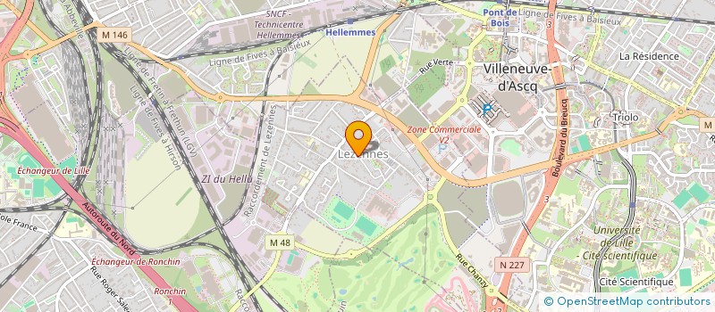 localisation de l'entreprise LEZENNES PIERRES ET HOMMES à LEZENNES