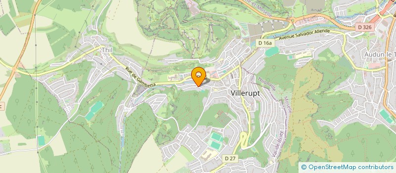 localisation de l'entreprise LEZER THEO  VILLERUPT