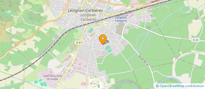 localisation de l'entreprise LEZIMOMES - ESPACE ASSOCIATIF LUDIQUE ET CULTUREL CAFE DES ENFANTS à LEZIGNAN-CORBIERES
