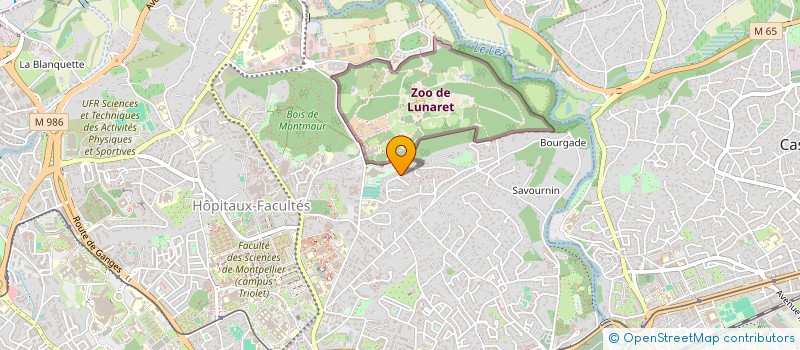 localisation de l'entreprise LEZIRAP à MONTPELLIER