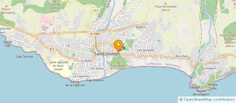 localisation de l'entreprise LEZIRONDELLE MIX à SAINT-JOSEPH