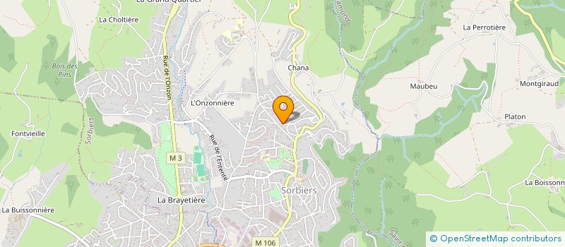 localisation de l'entreprise LEZO  LA TALAUDIERE