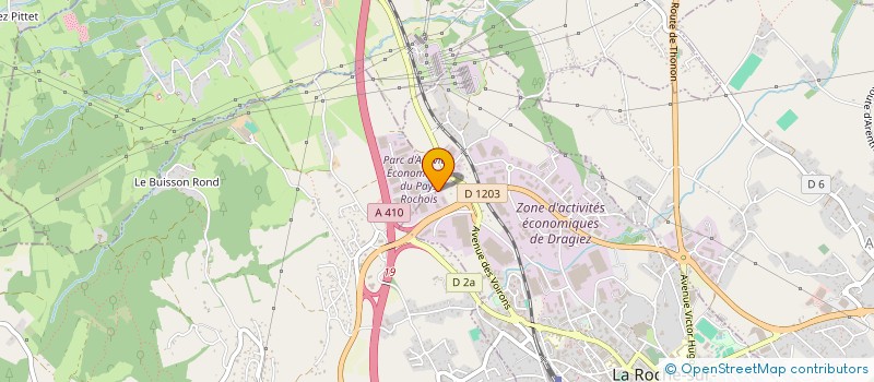 localisation de l'entreprise LEZTROY à LA ROCHE-SUR-FORON