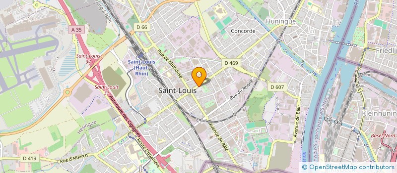 localisation de l'entreprise LEZZET à SAINT-LOUIS